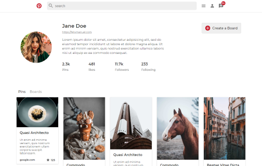 Pinterest Redesign